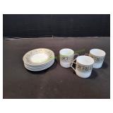 Fine Porcelain Teacups w/ Saucers