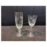 (19) Tiffin Glass Parkwood Crystal Stemware