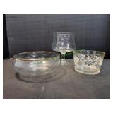 (3) Glass Serving Bowls