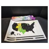 Scratch & Learn US Map