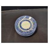 (8) 5.5" Blue Willow Churchill Saucers