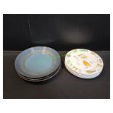 (4) Salad Days Plates & (3) Dinner Plates