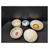 (5) Vintage Serving Bowls
