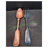 21" Large Fork & Spoon Wall Art