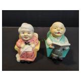 Vintage Grandma & Grandpa Retirement Coin Banks