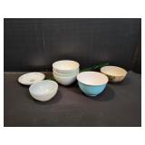 (5) Soup Bowls, (1) Fruit Bowl & (1) Dessert Bowl