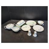 Creative Platinum Star Burst Fine China Dinnerware