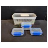 OXO Container w/ (3) Snap-Lock Bowls