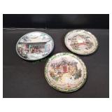 (3) Vintage Decorative Plates