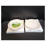(2) 12" Stoneware Platters
