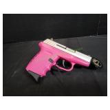 SCCY CPX-2 9mm Pistol, Hot Pink & SS