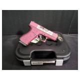 Glock 43x 9mm Pistol, Black Cherry & Roses