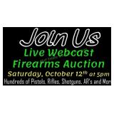 SATURDAY ~ OUTDOORSMAN FIREARMS WEBCAST AUCTION