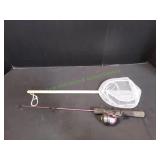 26" Shakespeare Pitchin Stick Fishing Rod & Reel