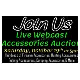 OUTDOORSMAN ACCESSORIES WEBCAST AUCTION