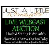 THIS IS A LIVE WEBCAST AUCTION!