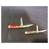 (2) Double Blade Pocket Knives