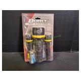 Dorcy Boss Rubber Series Flashlight Set, 3ct