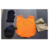 Orange Hunting Vest, Stocking Cap & More