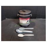 B C Classics 3-Compartment Food Thermo 2.5L, Black