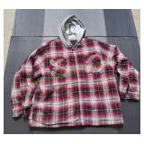 Faded Glory Flannel Jacket, Sz 2XL