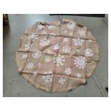 60" Juvale Christmas Snowflake Tree Skirt