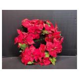 20" Poinsettia Holiday Wreath
