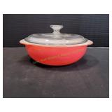 Pyrex Pink Flamingo #024 Dish w/ Lid