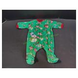 My First Christmas Footed PJs, Sz 3mos