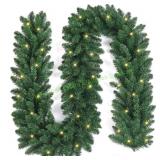 Noble House 9ft Norway Spruce Pre-Lit Garland