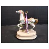 8.5" Mardi Gras Collections Musical Carousel