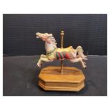 8.5" Musical Carousel Horse