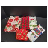 Holiday Tablecloth w/ Kitchen Towels & Pot