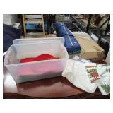 Tote of Holiday Table Runners, Placemats & More