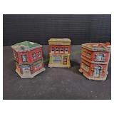 (3) 3.5" American Landmarks Holiday Buildings