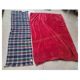 (2) Throw Blankets