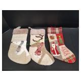 (3) Christmas Stockings