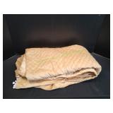 King Velvet Quilted Fitted Bed Sheet Dust Ruffle