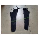 Cow Leather Chaps, Sz Lg