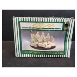 11pc Nativity Set w/ Wood Base