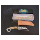 Old Ram High Carbon Fixed Blade, Full Tang Knife