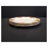 (4) Royal Albert Old Country Rose Dinner Plates