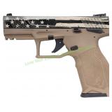 Taurus TX22 22LR Pistol, FDE Distressed Flag