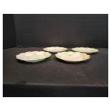 (4) 7.5" Vtg Haviland Limoges Plates