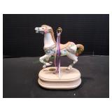 8.5" Mardi Gras Collections Musical Carousel