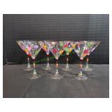 (6) Martini Glasses