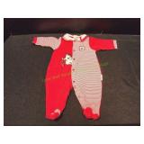 My First Christmas Footed PJs, Sz 6mos