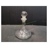 Etched Glass Decanter