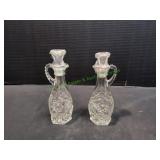 (2) Glass Cruets