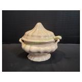 Vtg Soup Tureen w/ Ladle